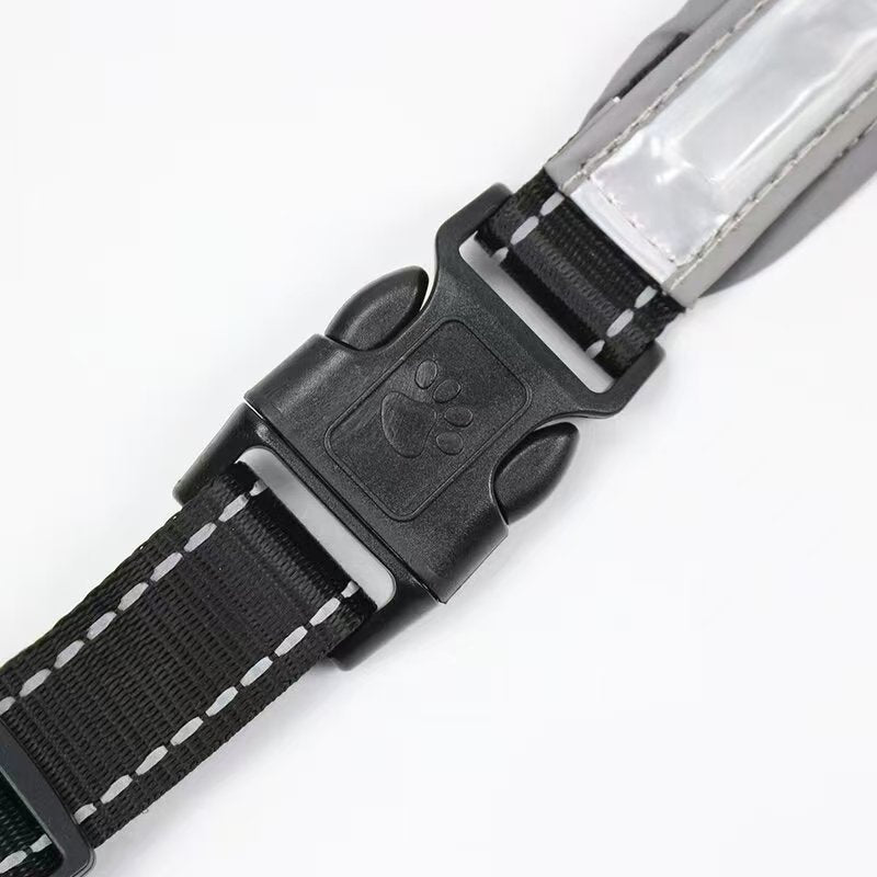 Wholesale 12-Color Changing Fiber Optic LED Dog Leash - High-Visibility Active Safety Pet Lead, Low MOQ 100pcs
