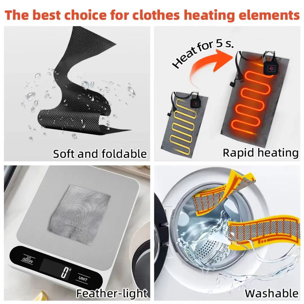 Smart Graphene Heating Patch for Everyday Warmth | Washable Portable Heat Pad for Office, Commuting & Travel | Motion Warm Stealth Gear