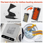Smart Graphene Heating Patch for Everyday Warmth | Washable Portable Heat Pad for Office, Commuting & Travel | Motion Warm Stealth Gear