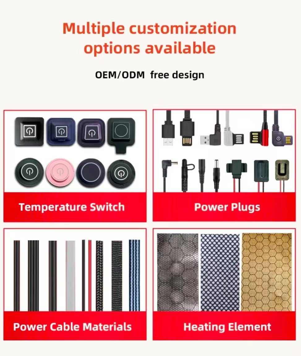 Smart Graphene Heating Patch for Everyday Warmth | Washable Portable Heat Pad for Office, Commuting & Travel | Motion Warm Stealth Gear