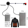 Smart Graphene Heating Patch for Everyday Warmth | Washable Portable Heat Pad for Office, Commuting & Travel | Motion Warm Stealth Gear