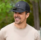 Solar Charging Baseball Cap with Dual Fans - Lightweight Breathable Sun Hat for Running, Hiking, Fishing & Outdoor Work
