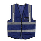 LED Smart Warning Light for  Blue Lattice Mesh Vest | High-Visibility Safety Strip for Night Running, Cycling & Outdoor Gear