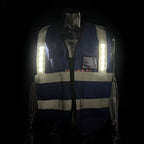 LED Smart Warning Light for  Blue Lattice Mesh Vest | High-Visibility Safety Strip for Night Running, Cycling & Outdoor Gear