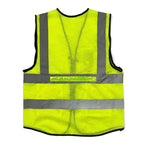 Weather-Resistant Smart Warning Light for Fluorescent Green Lattice Mesh Vest | USB-Powered Flashing Safety Strip for Hiking, Dog Walking & Workwear