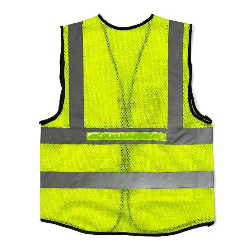 Weather-Resistant Smart Warning Light for Fluorescent Green Lattice Mesh Vest | USB-Powered Flashing Safety Strip for Hiking, Dog Walking & Workwear