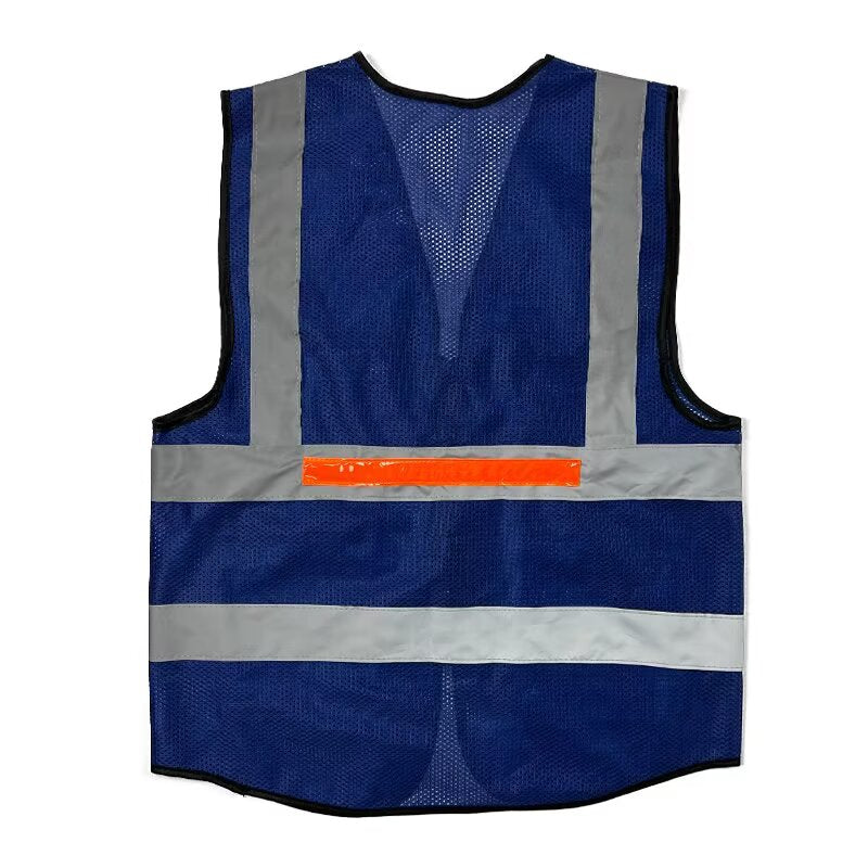 LED Smart Warning Light for  Blue Lattice Mesh Vest | High-Visibility Safety Strip for Night Running, Cycling & Outdoor Gear