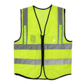 Weather-Resistant Smart Warning Light for Fluorescent Green Lattice Mesh Vest | USB-Powered Flashing Safety Strip for Hiking, Dog Walking & Workwear