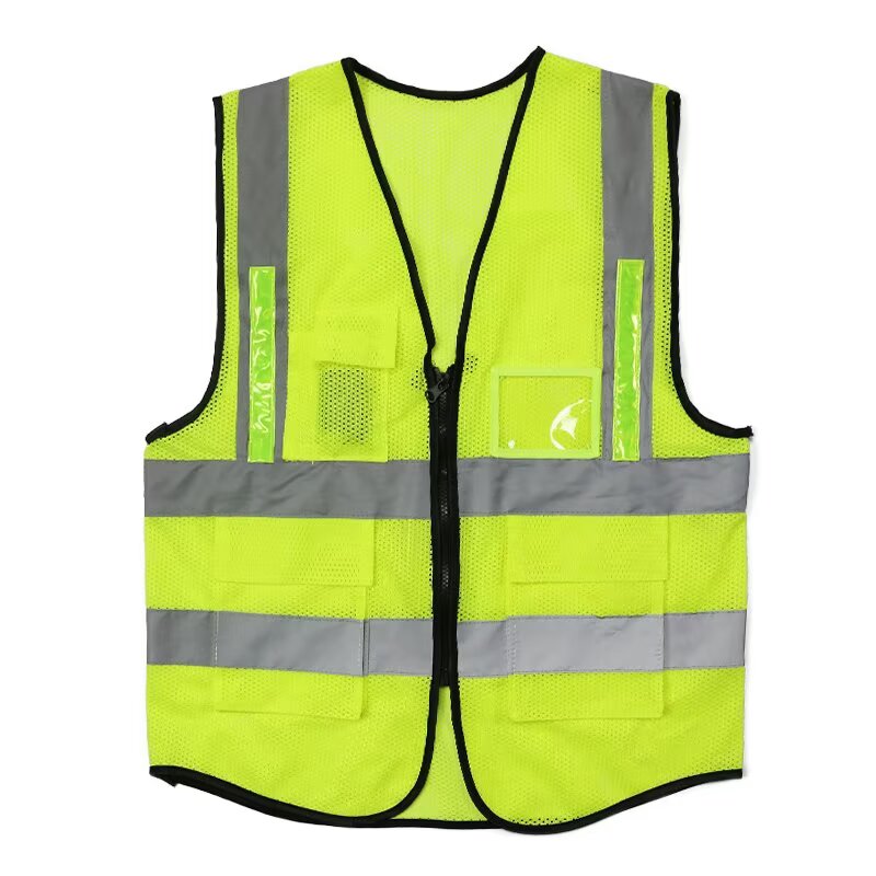 Weather-Resistant Smart Warning Light for Fluorescent Green Lattice Mesh Vest | USB-Powered Flashing Safety Strip for Hiking, Dog Walking & Workwear