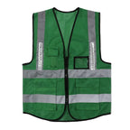 LED Smart Warning Light for Green Lattice Mesh Vest | High-Visibility Safety Strip for Night Running, Cycling & Outdoor Gear