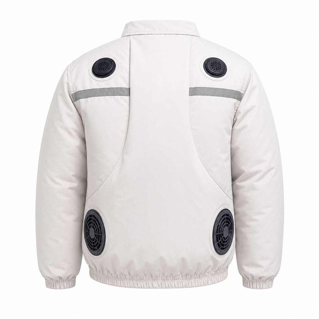 Semiconductor Cooling Work Jacket with Dual Airflow Fans