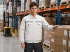 Semiconductor Cooling Work Jacket with Dual Airflow Fans