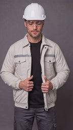 Semiconductor Cooling Work Jacket with Dual Airflow Fans